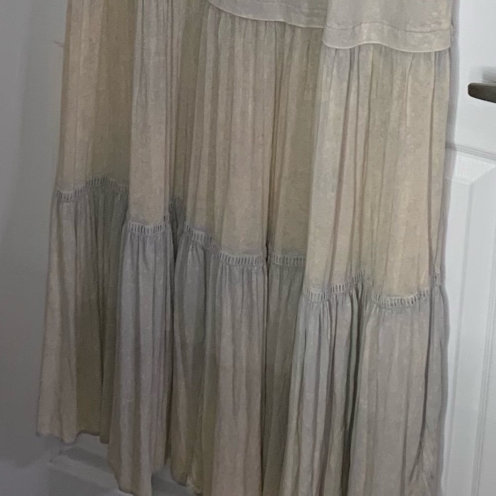 FREE PEOPLE SUN FADE OVERSIZED MIDI DRESS - Picture 2 of 4